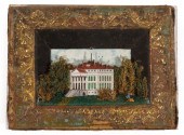 MINIATURE DIORAMA OF MANOR HOU