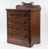 MINIATURE EMPIRE CHEST OF DRAW