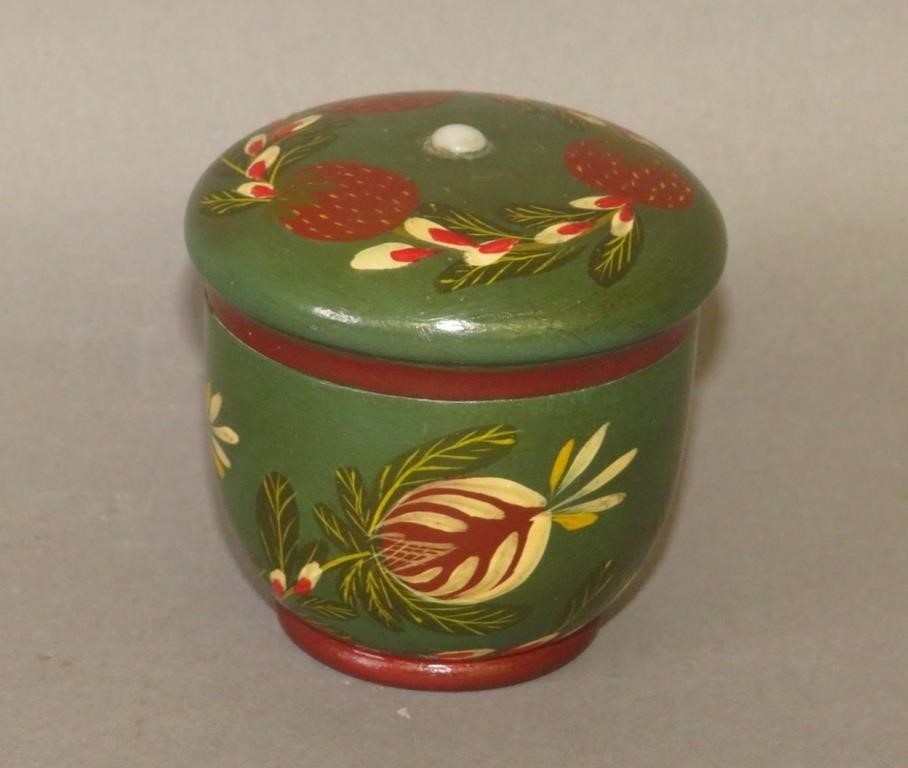 MINIATURE FOLK ART PAINTED