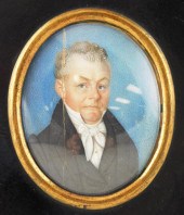 MINIATURE: GENTLEMAN, OVAL IVO