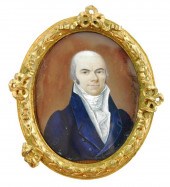MINIATURE: GENTLEMAN, OVAL SUP