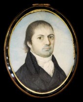 MINIATURE: GENTLEMAN, OVAL SUP