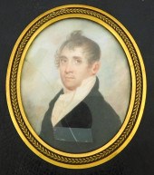MINIATURE: GENTLEMAN, OVAL SUP
