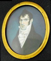 MINIATURE: GENTLEMAN, OVAL SUP