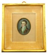 MINIATURE: GENTLEMAN, OVAL SUP