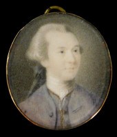 MINIATURE: GENTLEMAN, OVAL SUP
