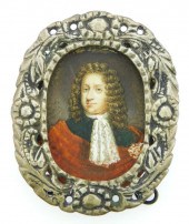 MINIATURE: GENTLEMAN, OVAL SUP