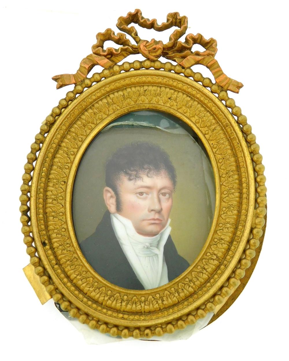 MINIATURE: GENTLEMAN, RECTANGULAR