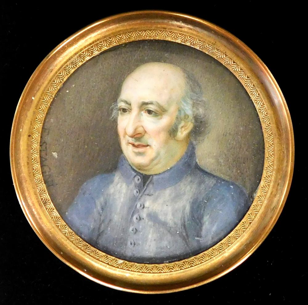 MINIATURE: GENTLEMAN, ROUND