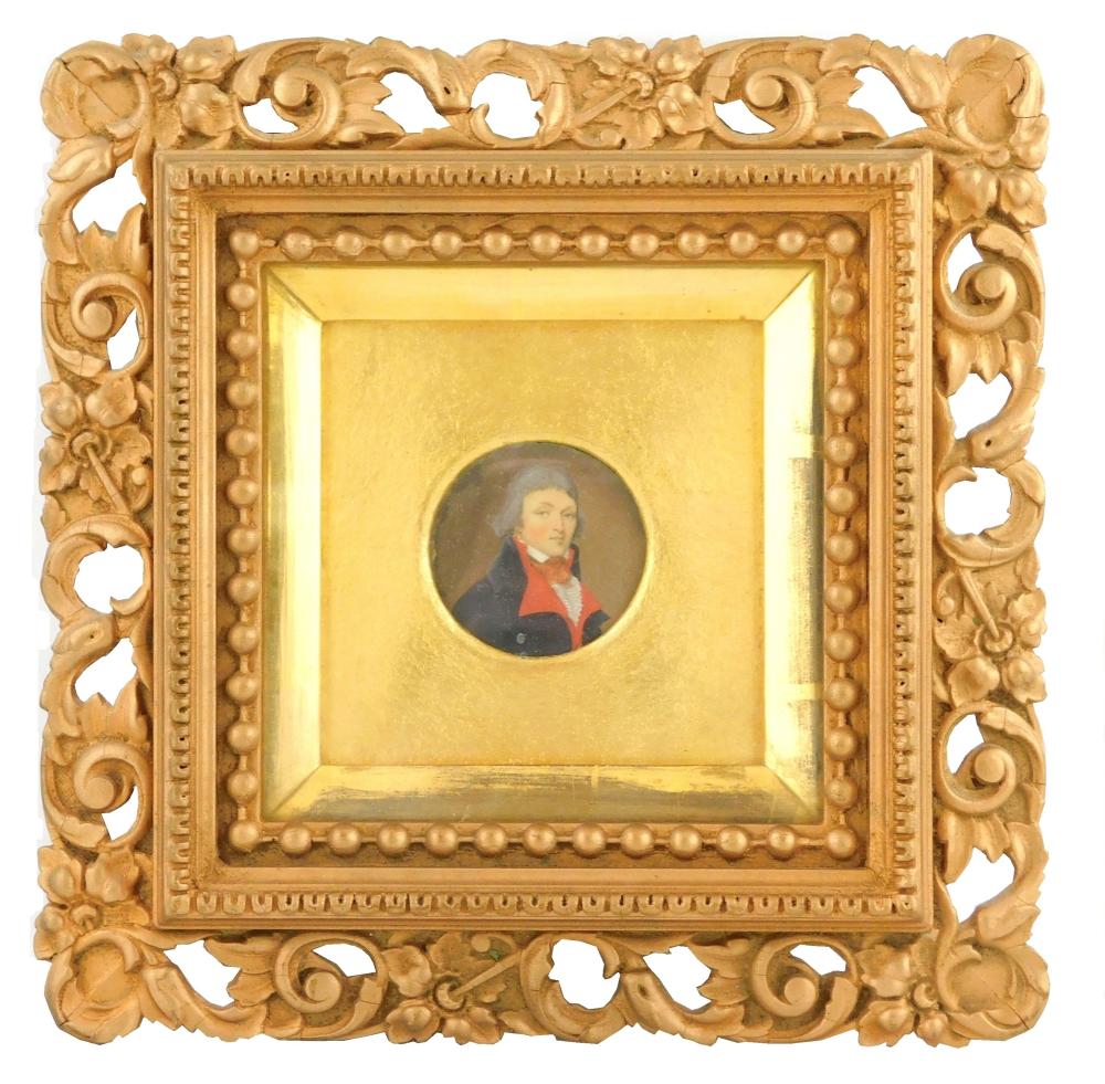 MINIATURE: GENTLEMAN, ROUND