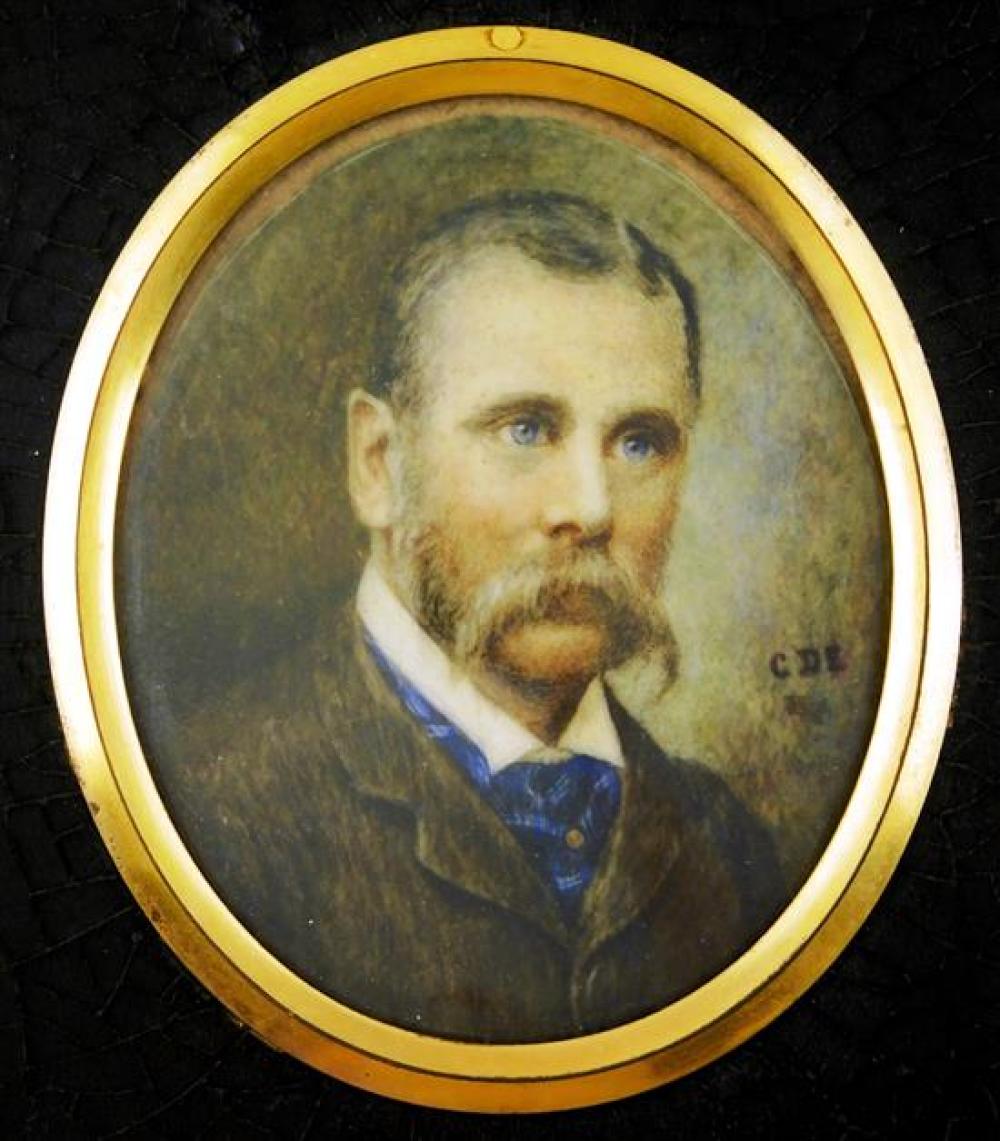 MINIATURE: GENTLEMAN WITH MUSTACHE,