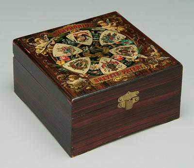 Miniature German music box, faux