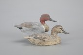 MINIATURE GREEN-WING TEAL PAIR