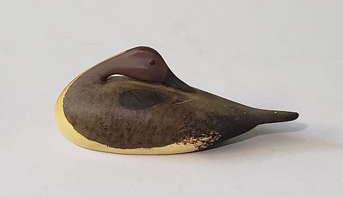 MINIATURE HAND CARVED AND PAINTED