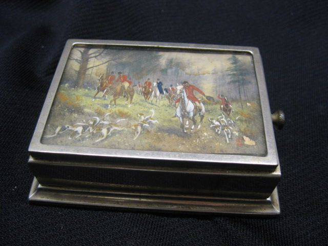 Miniature Handpainted Fox Hunt