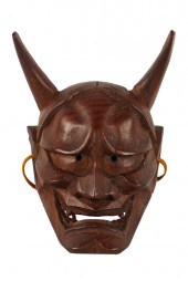 MINIATURE HANNYA MASKin fitted