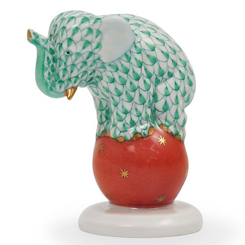 MINIATURE HEREND FISHNET ELEPHANT