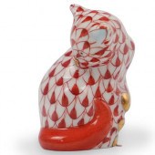 MINIATURE HEREND PORCELAIN FIS