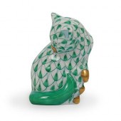 MINIATURE HEREND PORCELAIN FIS
