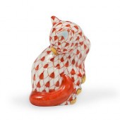 MINIATURE HEREND PORCELAIN FIS