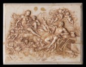 MINIATURE IVORY PLAQUE Neo-Cla