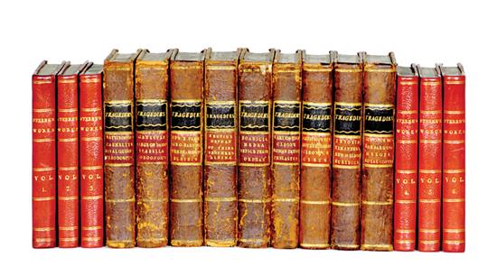 Miniature leatherbound books: