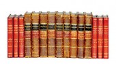 Miniature leatherbound books: