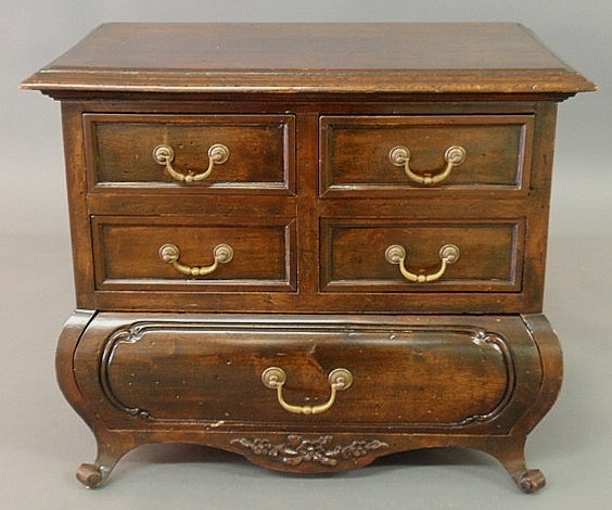 Miniature Louis XVI style fruitwood