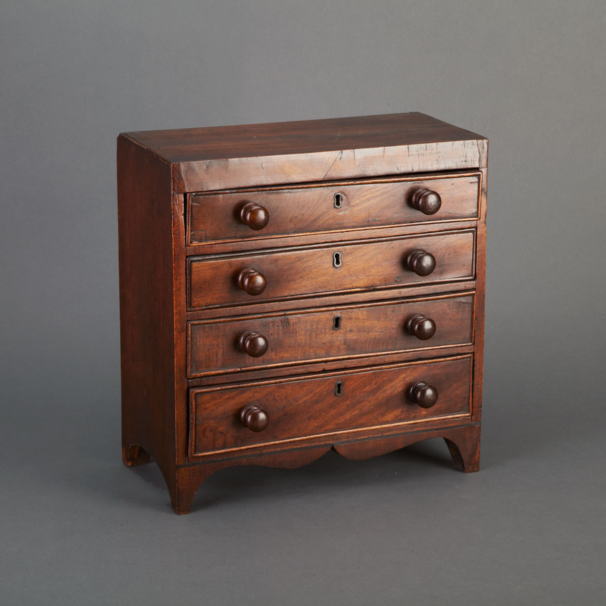 Miniature Mahogany Chest of Drawers
