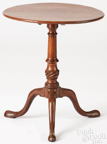 MINIATURE MAHOGANY TILT TOP