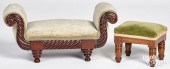 MINIATURE MAHOGANY WINDOW SEAT