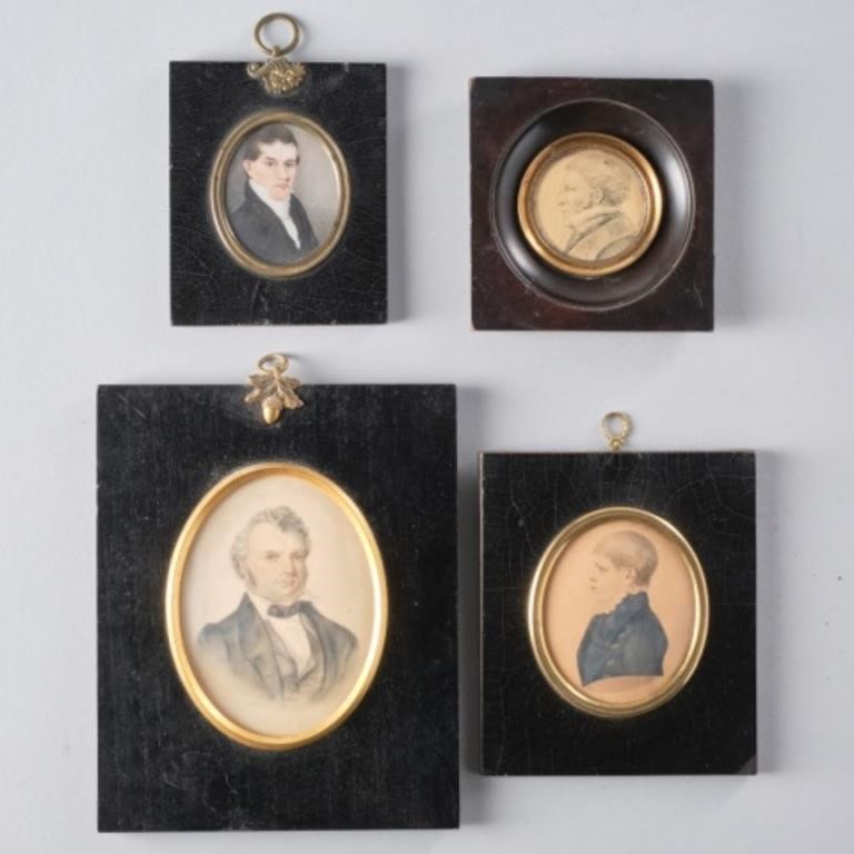 MINIATURE MALE PORTRAITSFour
