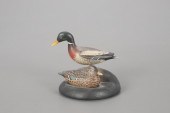 MINIATURE MALLARD PAIR ON BASE