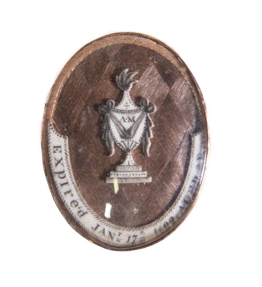 MINIATURE MEMORIAL PIN, DATED