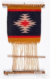 MINIATURE NAVAJO INDIAN TEXTIL