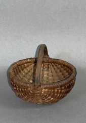 MINIATURE OAK SPLINT EGG BASKE