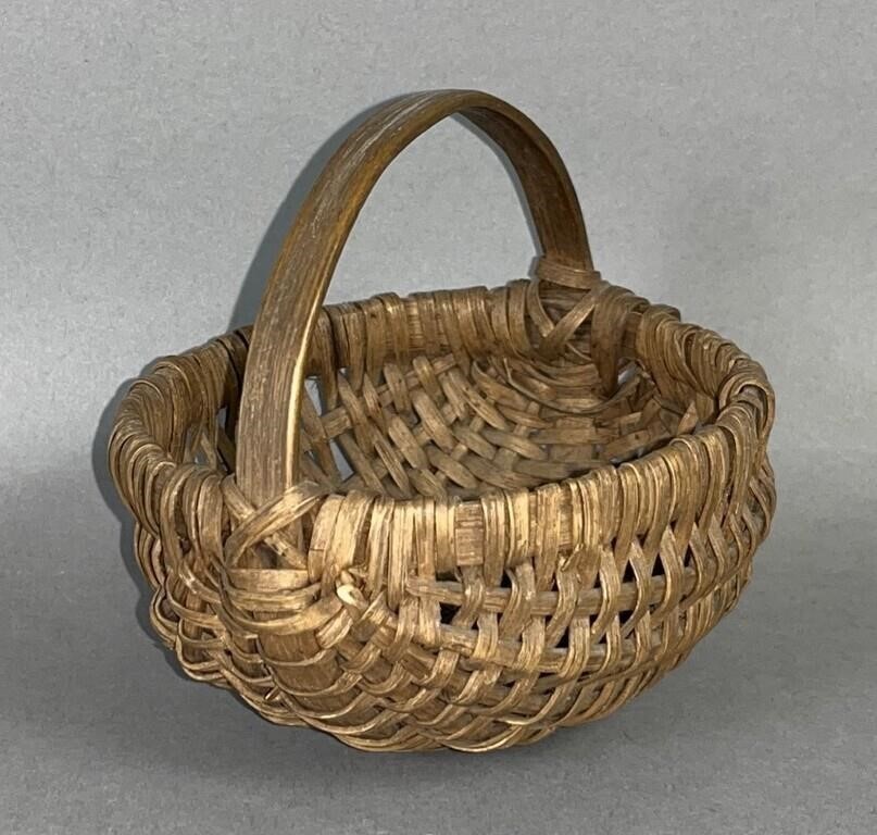 MINIATURE OAK SPLINT MELON-SHAPED