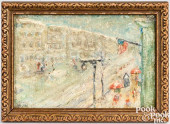MINIATURE OIL ON ARTIST BOARD