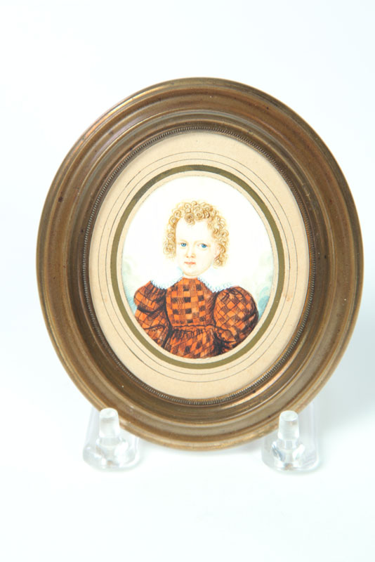 MINIATURE ON IVORY.  American 