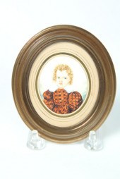 MINIATURE ON IVORY.  American