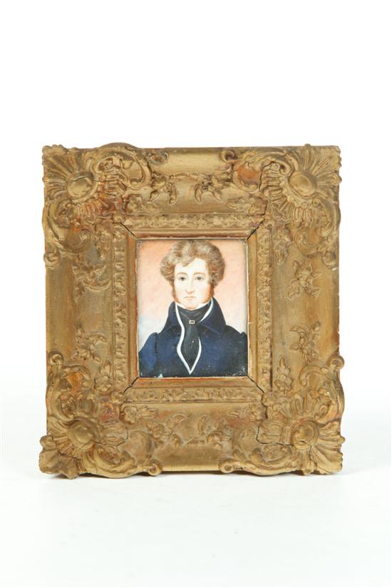 MINIATURE ON IVORY.  American 
