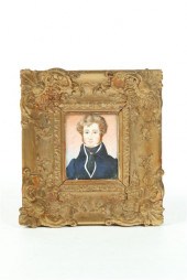MINIATURE ON IVORY.  American