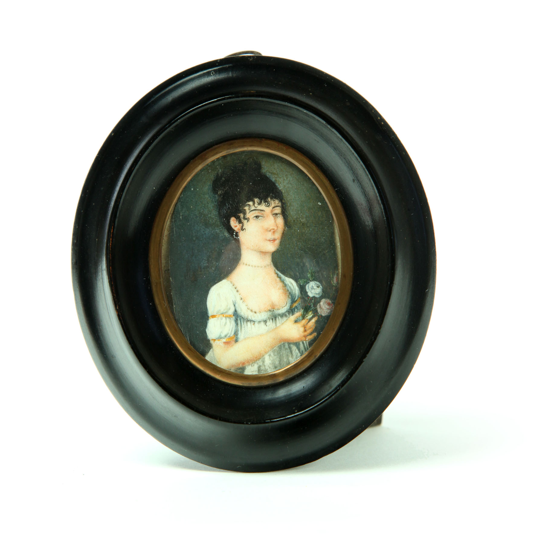MINIATURE ON IVORY.  European 