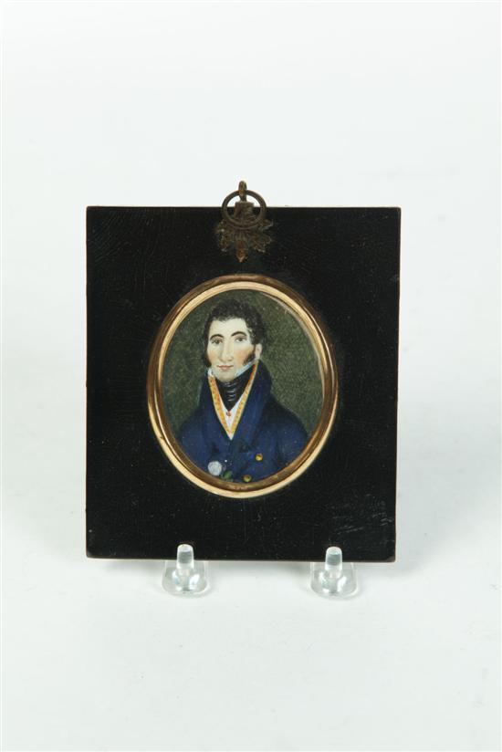 MINIATURE ON IVORY.  Probably