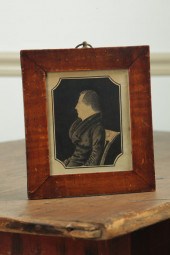 MINIATURE ON PAPER PORTRAIT OF