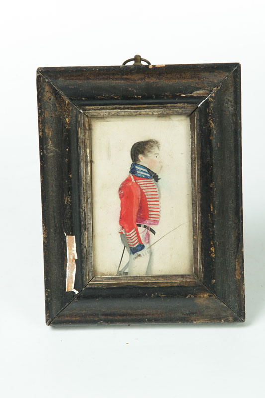 MINIATURE ON PAPER.  Probably