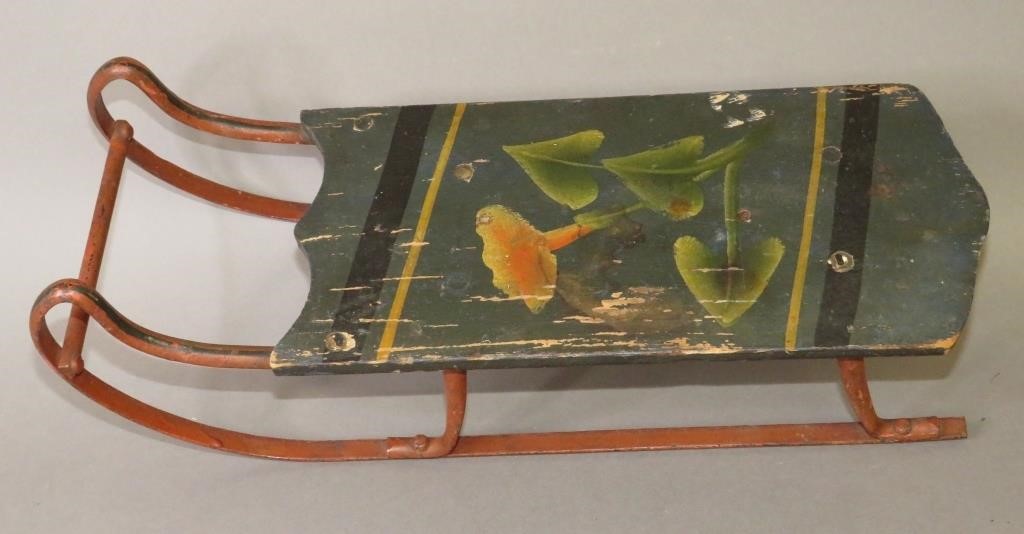 MINIATURE PAINT DECORATED DOLL SIZE
