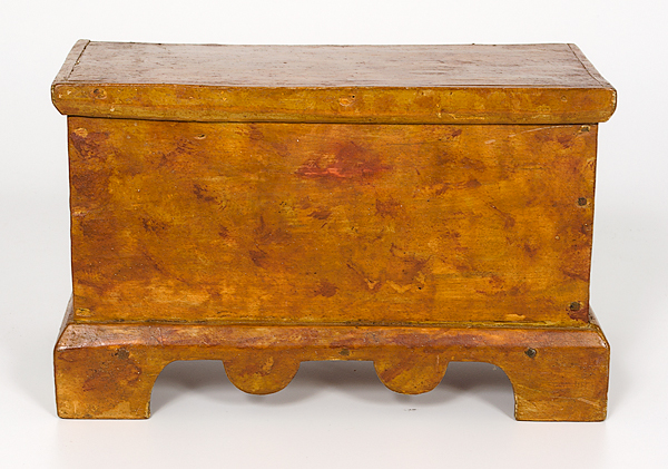 Miniature Painted Blanket Chest