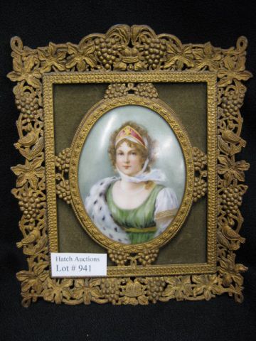 Miniature Painting on Porcelain