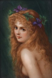 MINIATURE PAINTING ON PORCELAI